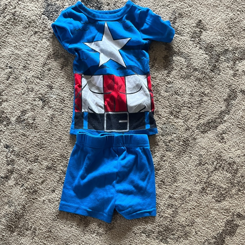 Marvel Blue and Red Superhero Kids Set